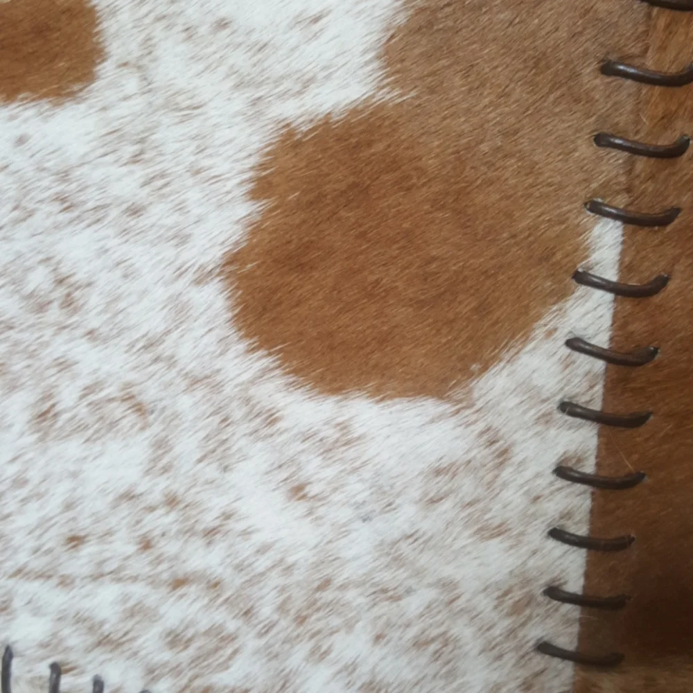 Cowhide Hair-On Accent Throw Pillow 18
